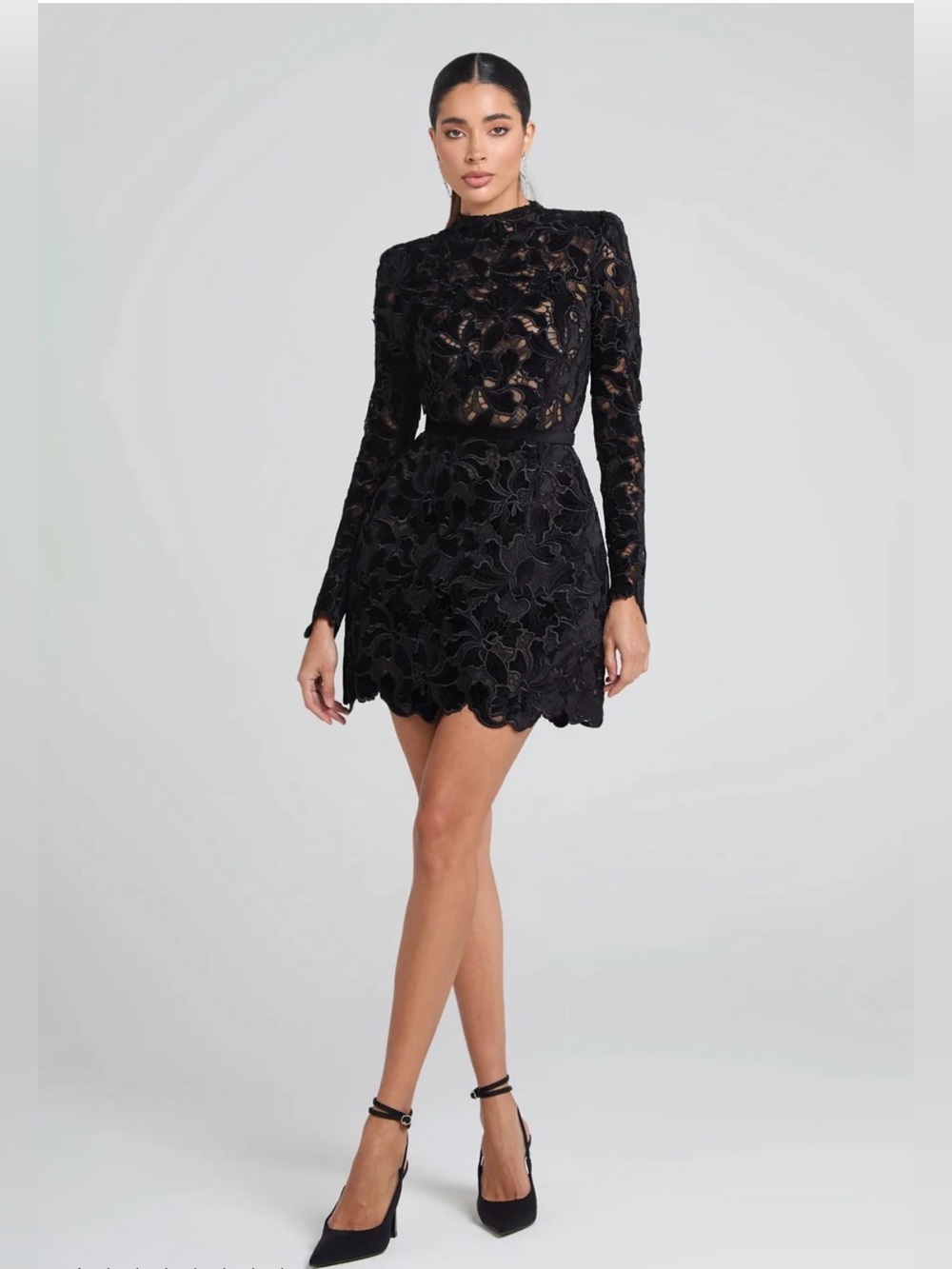 Nadine Merabi Lydia Black dress Size 14